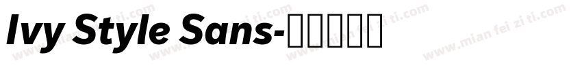 Ivy Style Sans字体转换